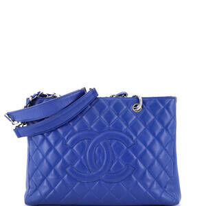Chanel Grand Shopping Tote Quilted Caviar